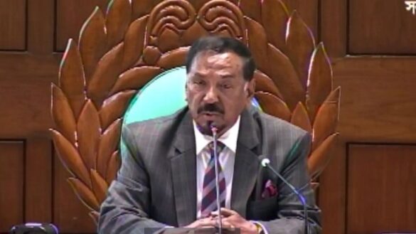 স্পিকার মেজর (অব.) হাফিজ উদ্দিন আহমদ বীর বিক্রম। 