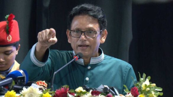 শিক্ষা এবং প্রাথমিক ও গণশিক্ষা মন্ত্রী ড. আ ন ম এহছানুল হক মিলন।