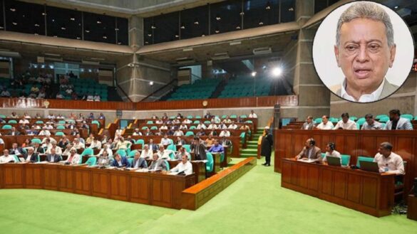 অর্থমন্ত্রী আমির খসরু মাহমুদ চৌধুরী।