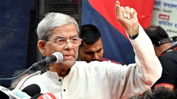 মন্ত্রী মির্জা ফখরুল ইসলাম আলমগীর।