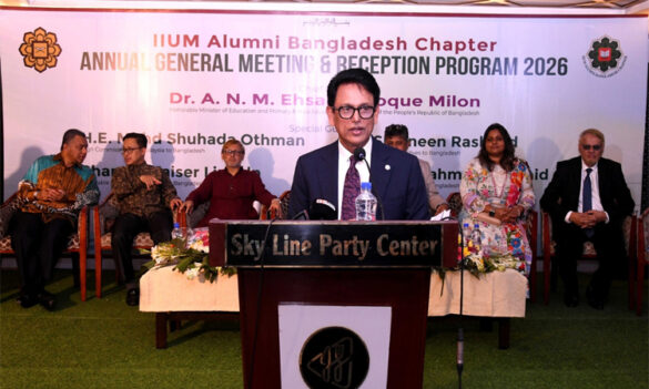 শিক্ষা এবং প্রাথমিক ও গণশিক্ষা মন্ত্রী ড. আ ন ম এহছানুল হক মিলন।