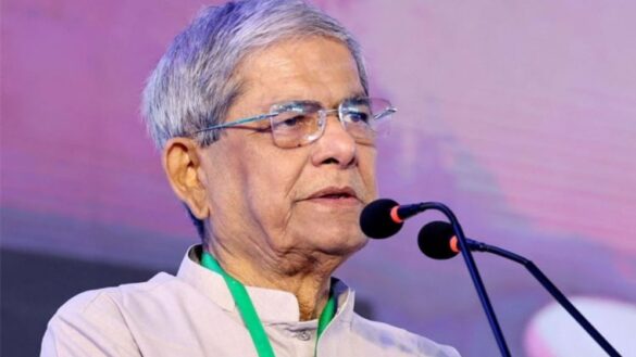 বিএনপি মহাসচিব ও স্থানীয় সরকার মন্ত্রী মির্জা ফখরুল ইসলাম আলমগীর। 