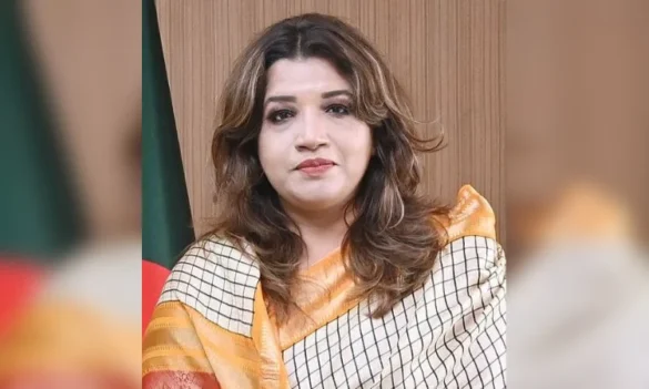 পররাষ্ট্র প্রতিমন্ত্রী শামা ওবায়েদ ইসলাম